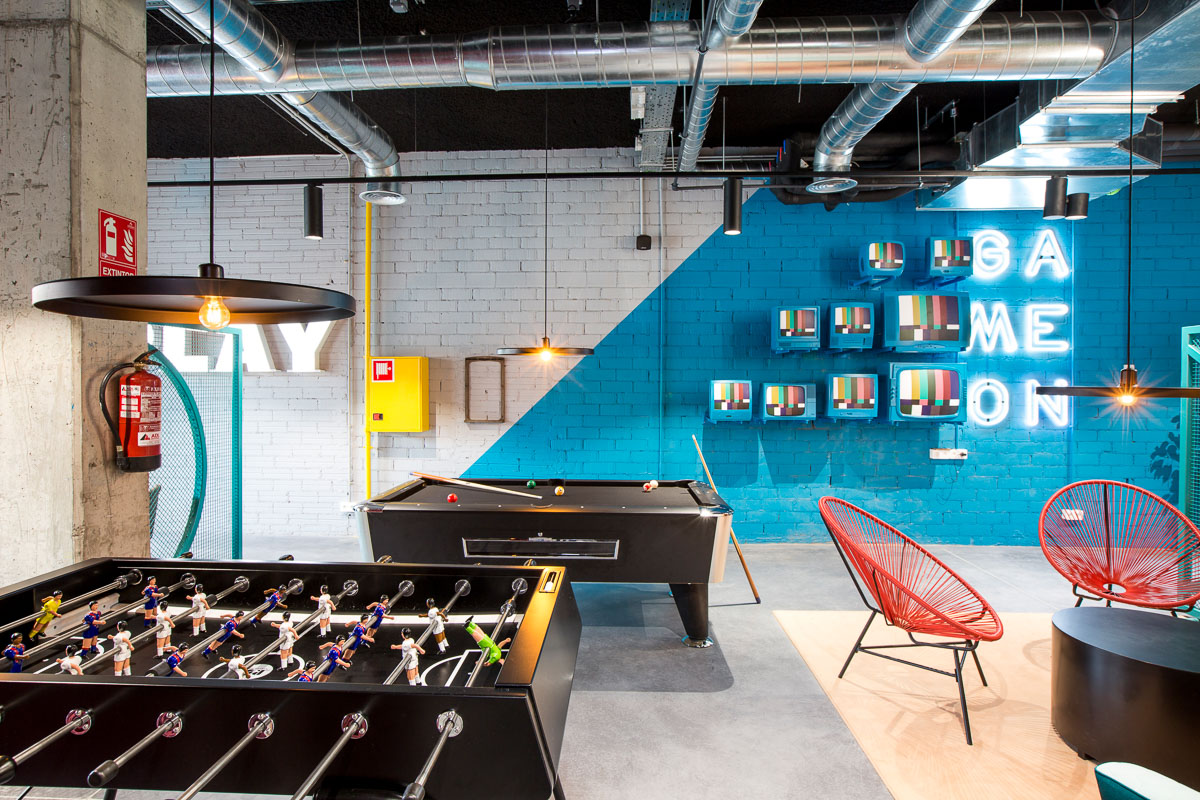 The Student Hotel Campus Barcelona Marina, Barcelona<br> Photograph: The Student Hotel Campus Barcelona Marina